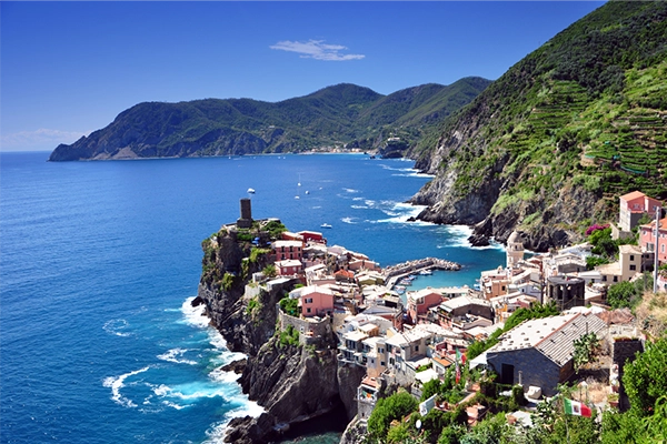 Vernazza fishermen village in Cinque Terre, Italy